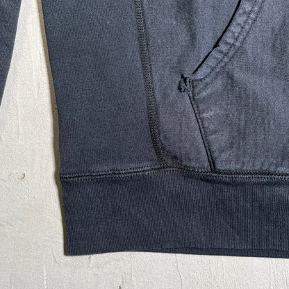 Supreme S Logo Black Hoodie Size Medium USED x17508