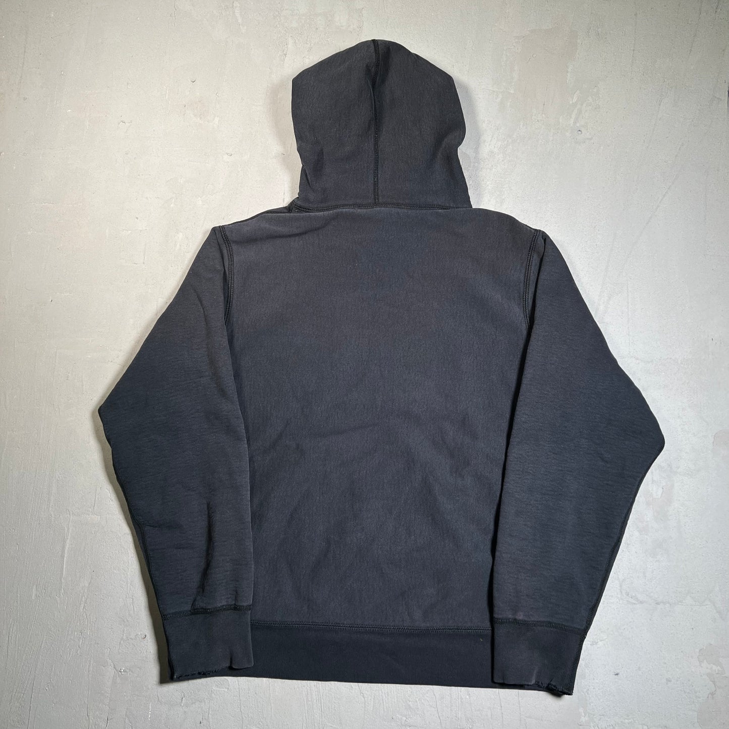 Supreme S Logo Black Hoodie Size Medium USED x17508