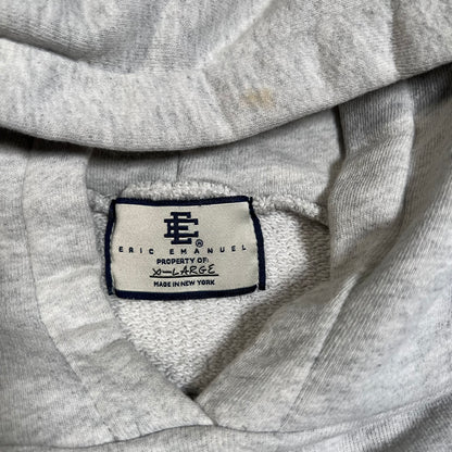 Eric Emanuel Black Logo Grey Hoodie w/ Lightning Size XL USED x15930