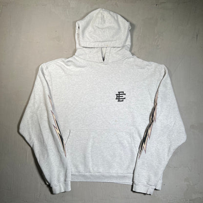 Eric Emanuel Black Logo Grey Hoodie w/ Lightning Size XL USED x15930