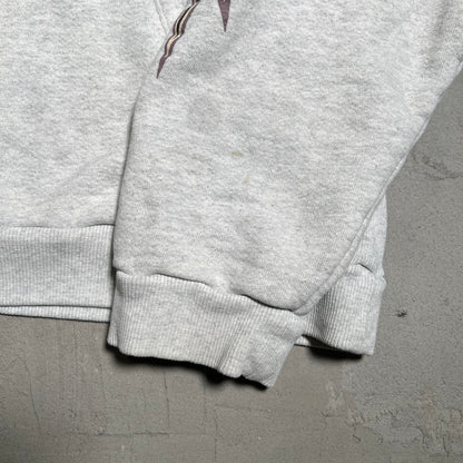 Eric Emanuel Black Logo Grey Hoodie w/ Lightning Size XL USED x15930