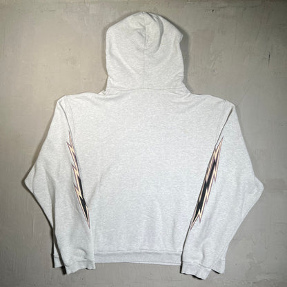 Eric Emanuel Black Logo Grey Hoodie w/ Lightning Size XL USED x15930