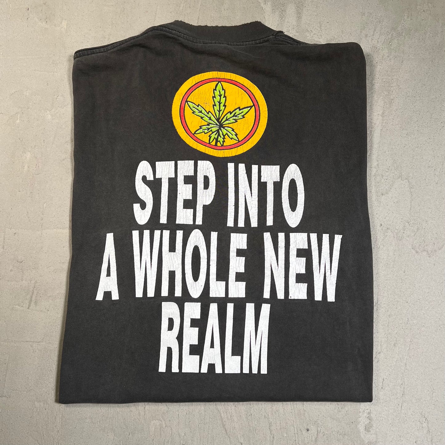 1993 Cypress Hill Step Into A Whole New Realm Black Tee Size Large USED v19636