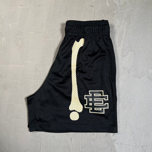Eric Emanuel Bones Black Shorts Size Small USED x17718
