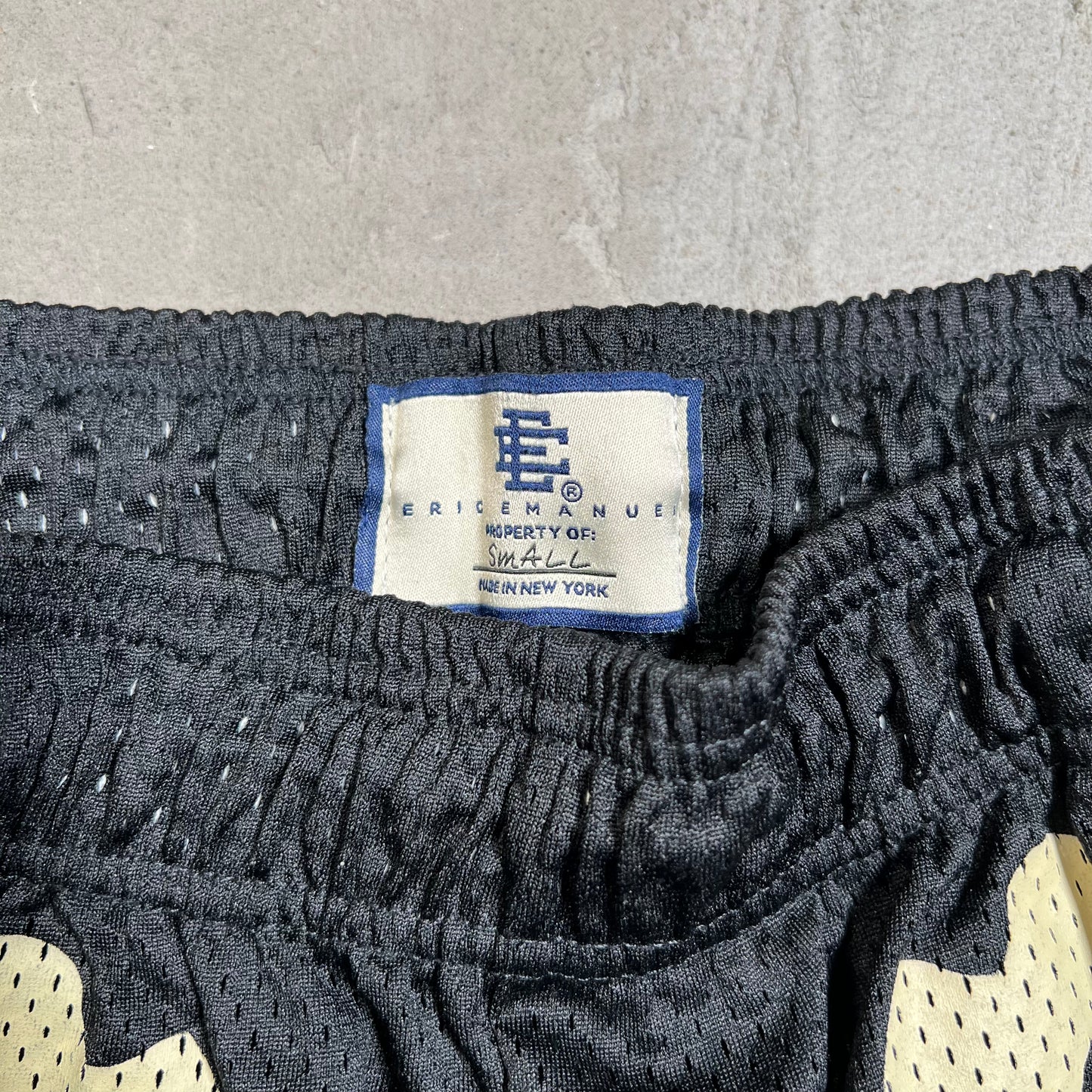 Eric Emanuel Bones Black Shorts Size Small USED x17718