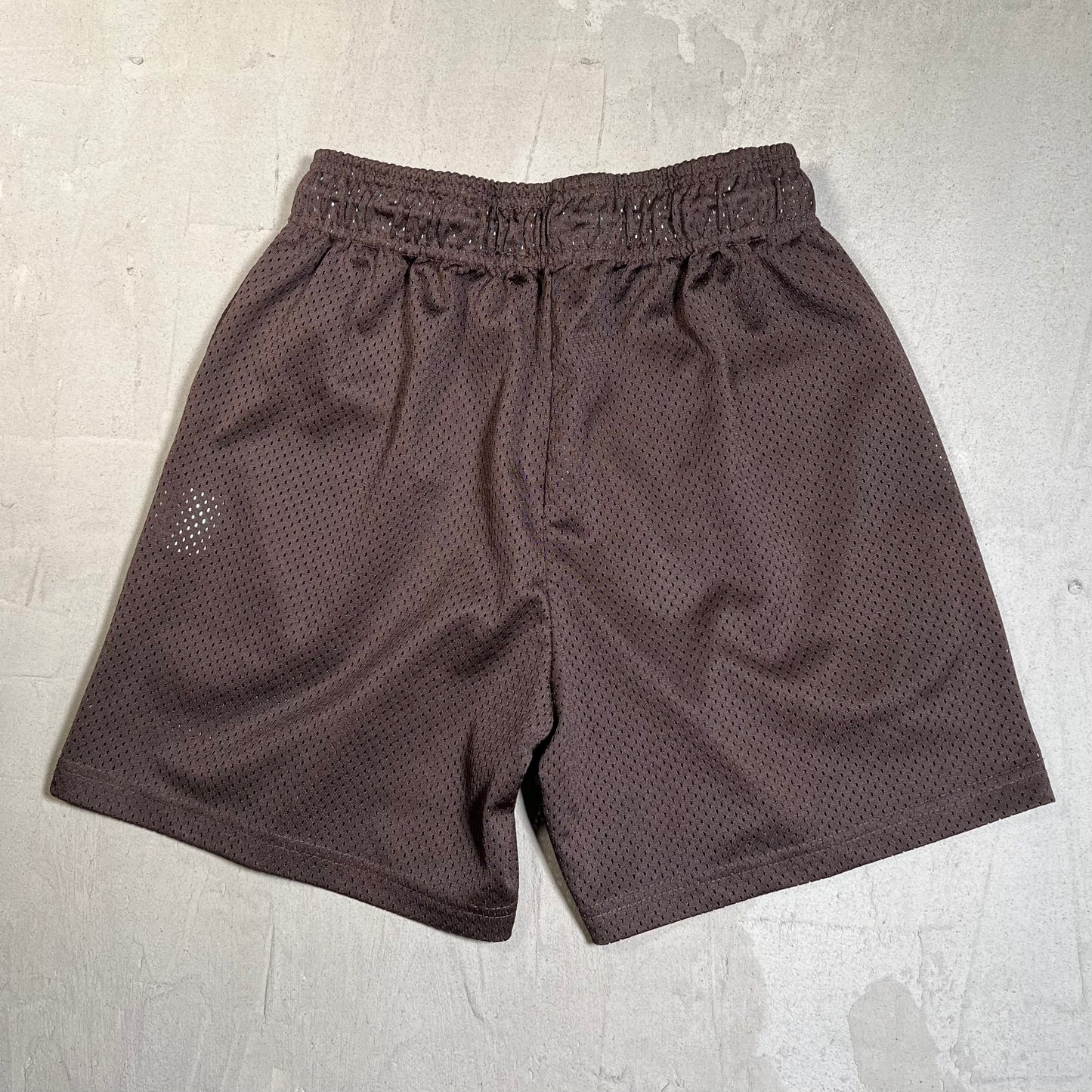 Eric Emanuel White Logo Brown Shorts Size Small USED x17719