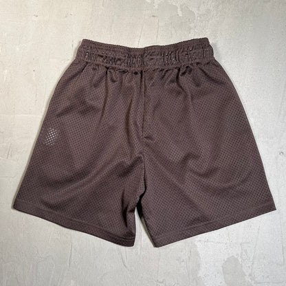Eric Emanuel White Logo Brown Shorts Size Small USED x17719