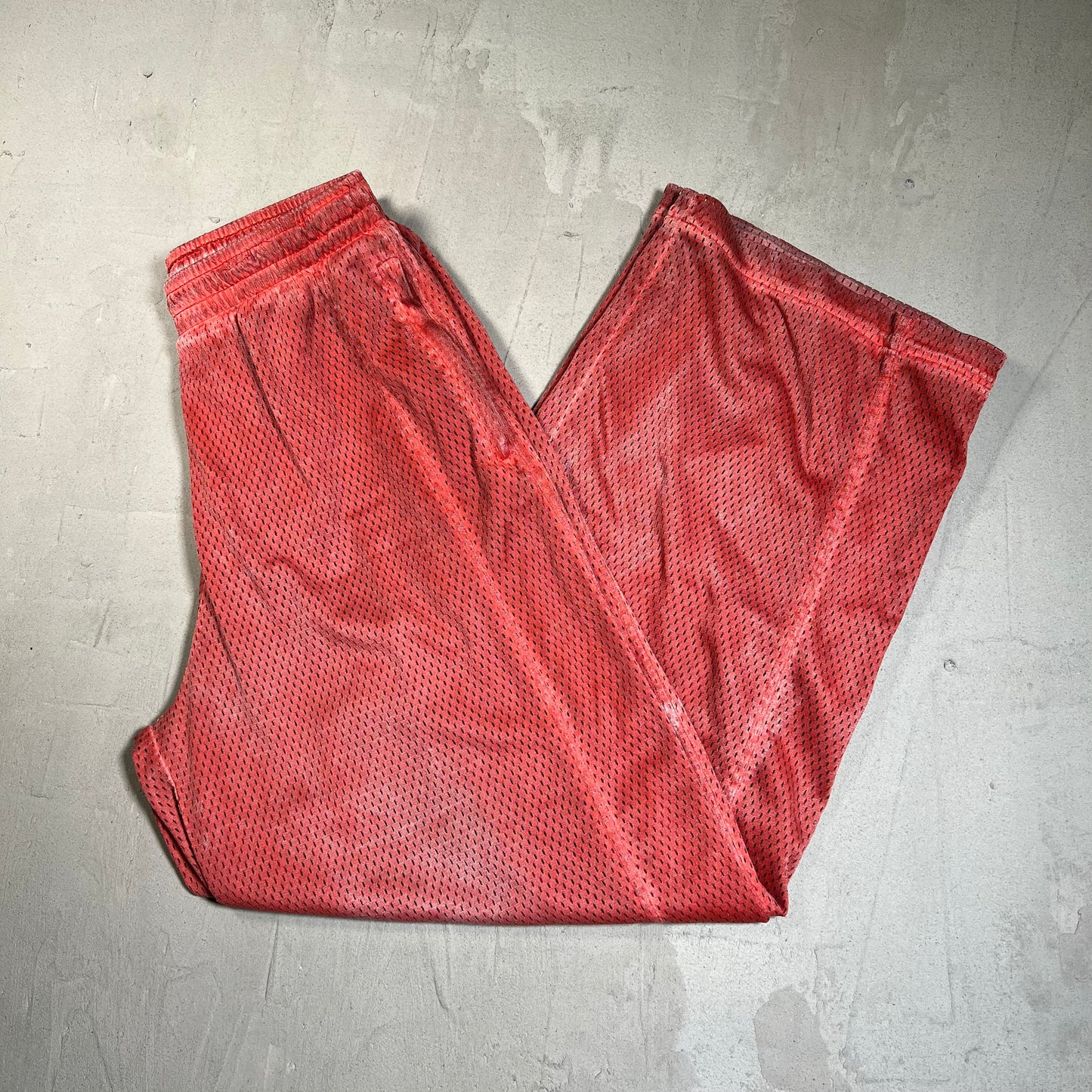 GV Gallery Raspberry Hills Red Mesh Sweatpants Size XS USED x17736