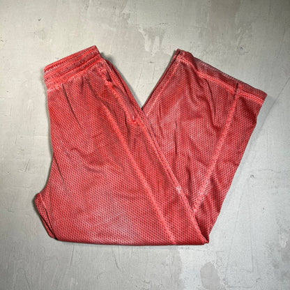 GV Gallery Raspberry Hills Red Mesh Sweatpants Size XS USED x17736