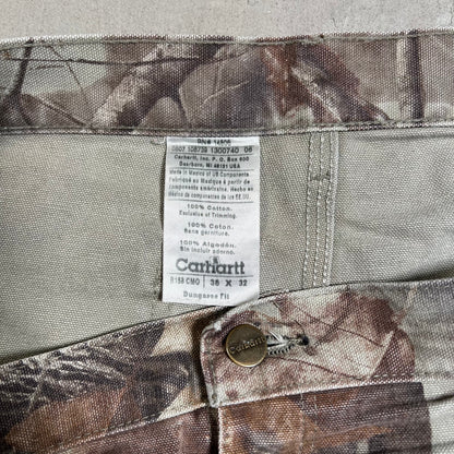 Y2K Carhartt Real Tree Workwear Pants Size 36 USED v19632
