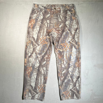 Y2K Carhartt Real Tree Workwear Pants Size 36 USED v19632
