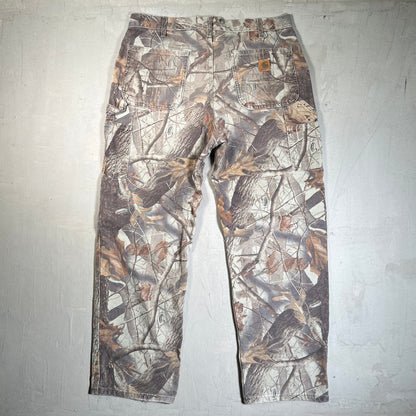 Y2K Carhartt Real Tree Workwear Pants Size 36 USED v19632