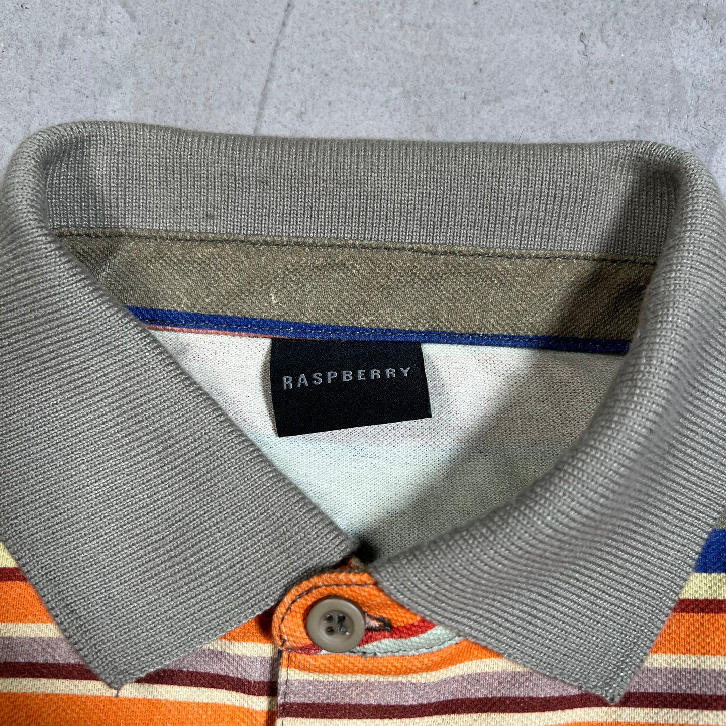 GV Gallery Raspberry Hills RSP Striped Multi Color Polo Size XS USED x17731