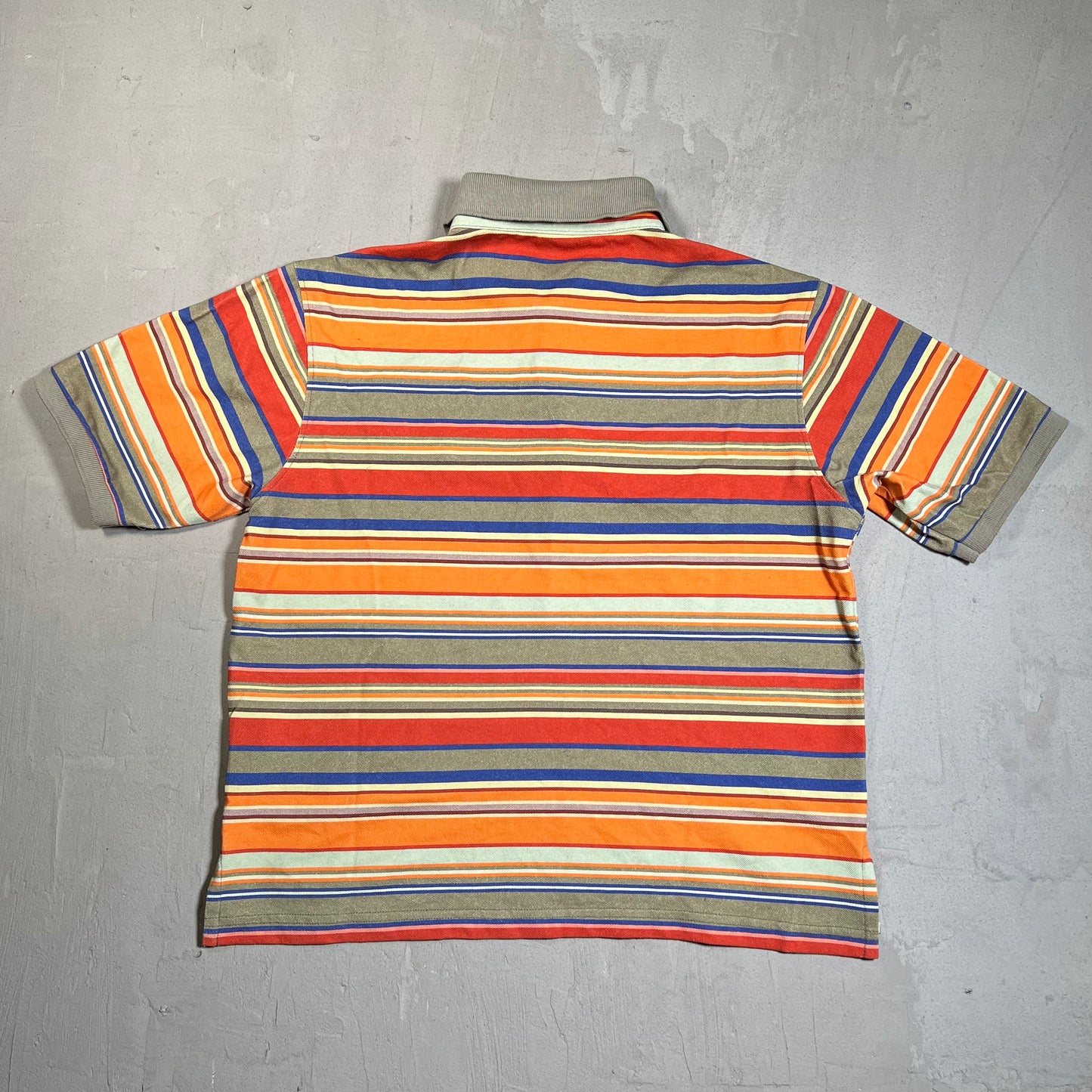 GV Gallery Raspberry Hills RSP Striped Multi Color Polo Size XS USED x17731