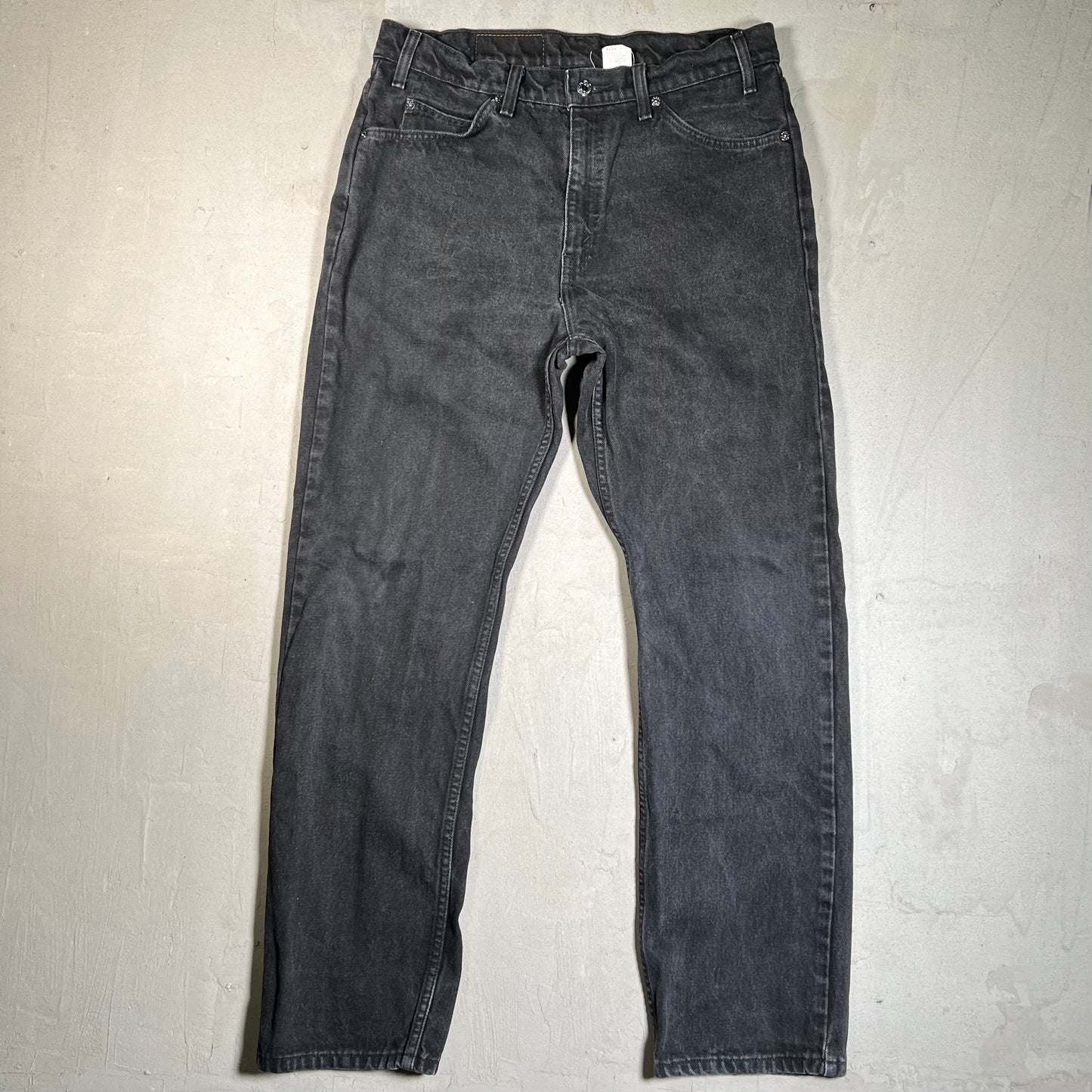 1997 Levi's Orange Tab Black Jeans Size 34 USED v19633