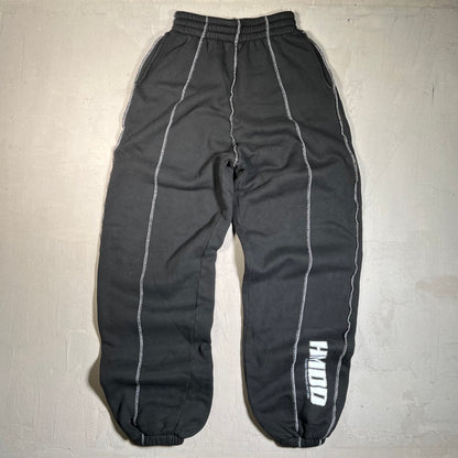 HMDD Seam Black Sweatpants Size Medium NEW x17721
