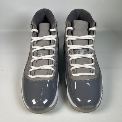 Jordan 11 Cool Grey (2021) Size 10 USED s23051