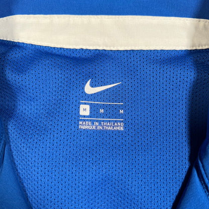 Nike Quater Zip Blue Nylon Jacket Size Medium USED v19646