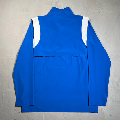 Nike Quater Zip Blue Nylon Jacket Size Medium USED v19646