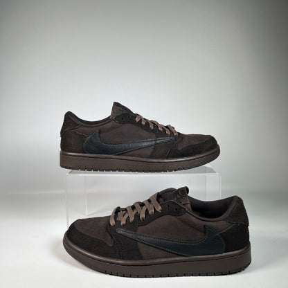 Jordan 1 Low Travis Scott Velvet Brown (2024) Size 9 USED s22628