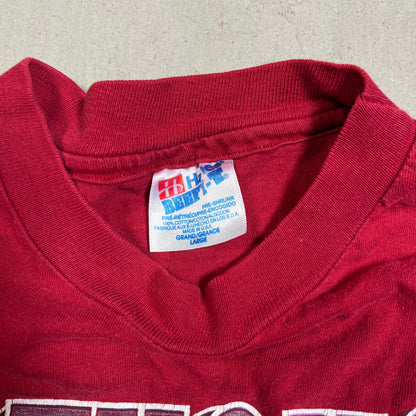 1994 Morehouse College Tiger Maroon Tee Size Large USED v19639