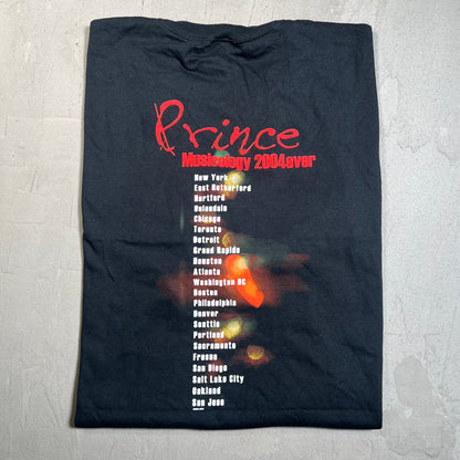 2004 Prince Musicology 4ever Tour Black Tee Size XXL USED v19640