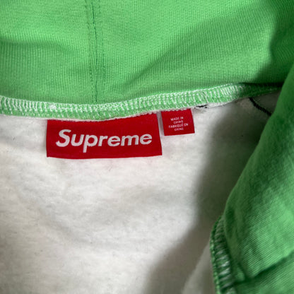 Supreme Playoffs Zip Up White/Green Hoodie Size XXL USED x17765