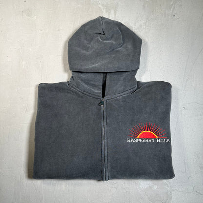 GV Gallery Raspberry Hills Casamigos Washed Black Hoodie Size Large USED x17756