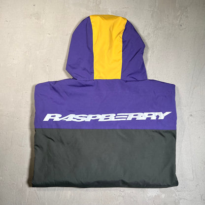 GV Gallery Raspberry Hills Green/Purple/Yellow Shanghai Jacket Size XL USED x17685