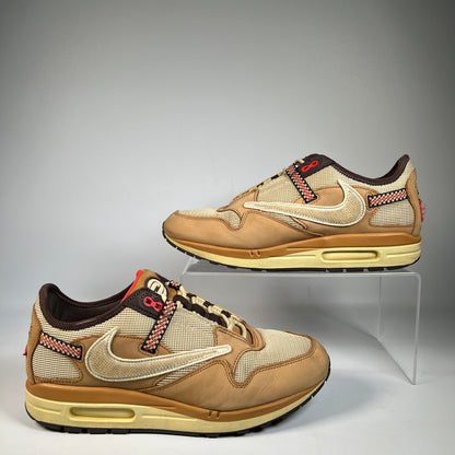 Nike Air Max 1 Travis Scott Cactus Jack Wheat Lemon Drop (2022) Size 10.5 USED s23110