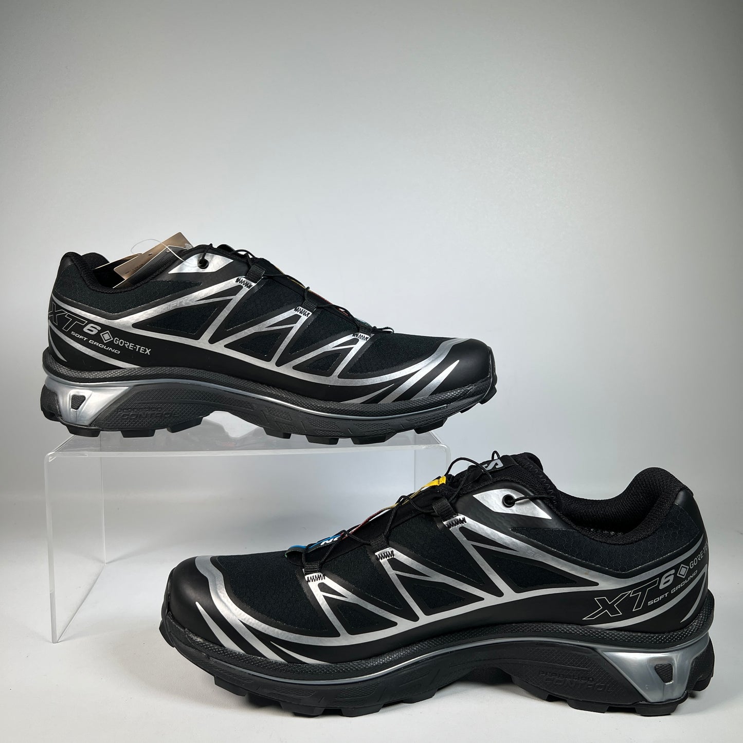 Salomon XT 6 Gore Tex Black Silver (2024) Size 12 NEW s23088
