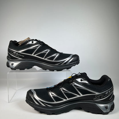 Salomon XT 6 Gore Tex Black Silver (2024) Size 12 NEW s23088