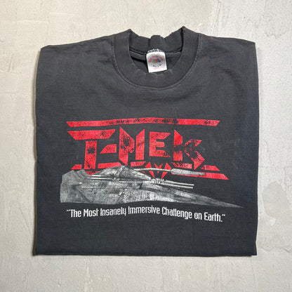 1990s T-Mek Game Promo Tee Black Size XL USED v19617