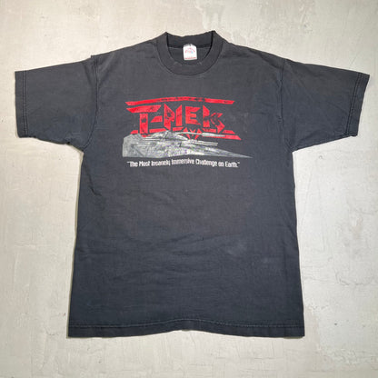 1990s T-Mek Game Promo Tee Black Size XL USED v19617