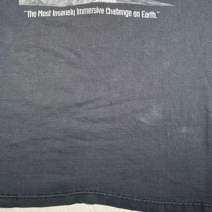 1990s T-Mek Game Promo Tee Black Size XL USED v19617