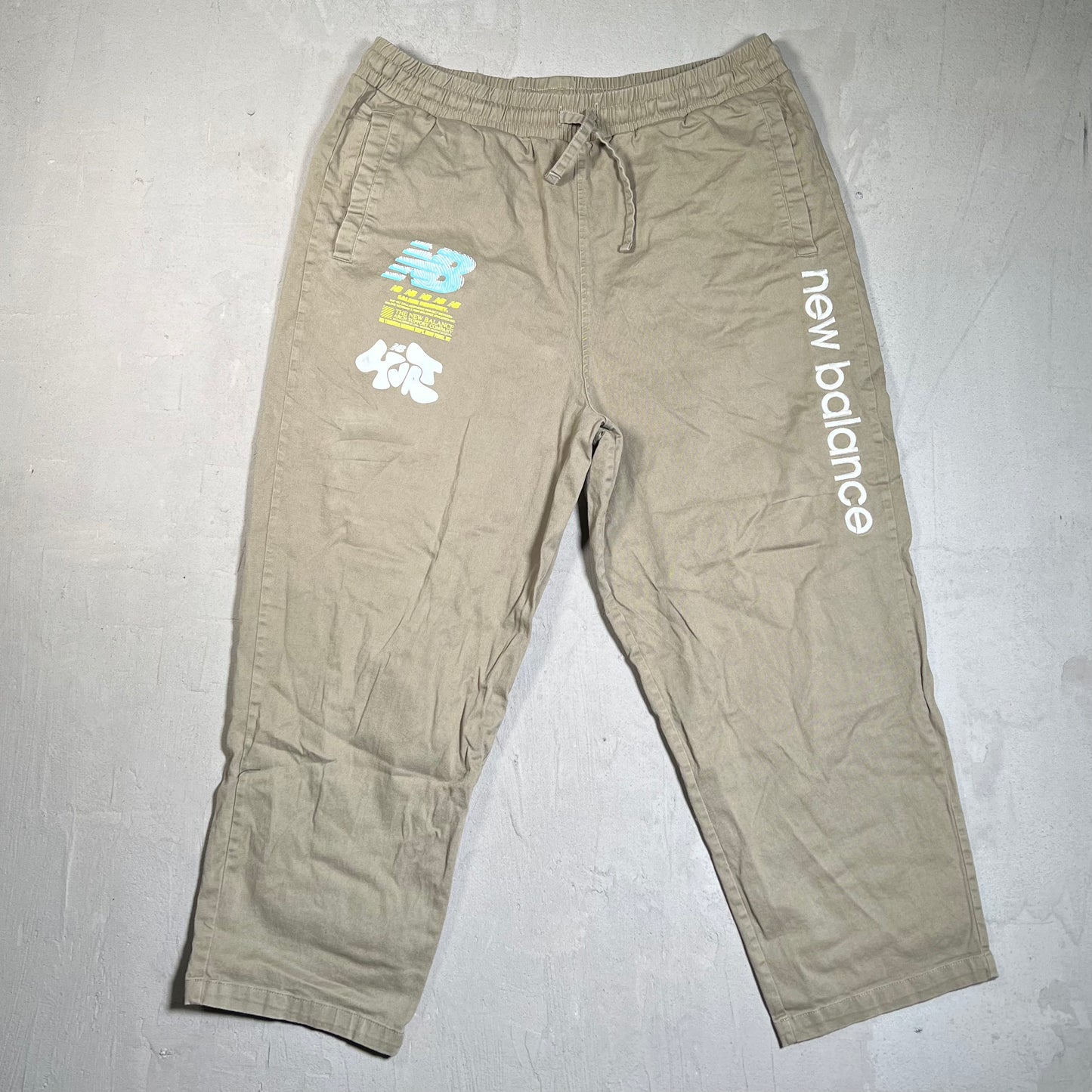 New Balance Salehe Yurt Green Pants Size Large USED x17693