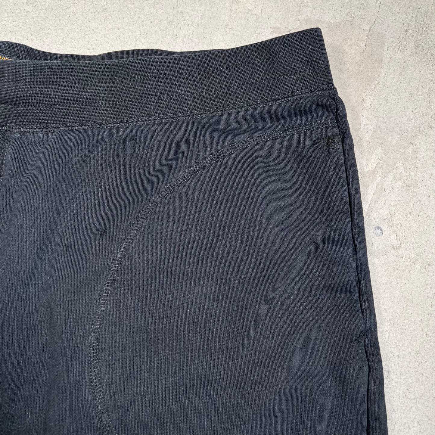 Evisu Double Back Pocket M Print Black Sweatpants Size XL USED x17699