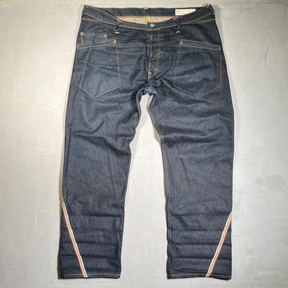 Evisu No.3 Lot Spiral Cut Selvedge Denim Size 40 USED x17690