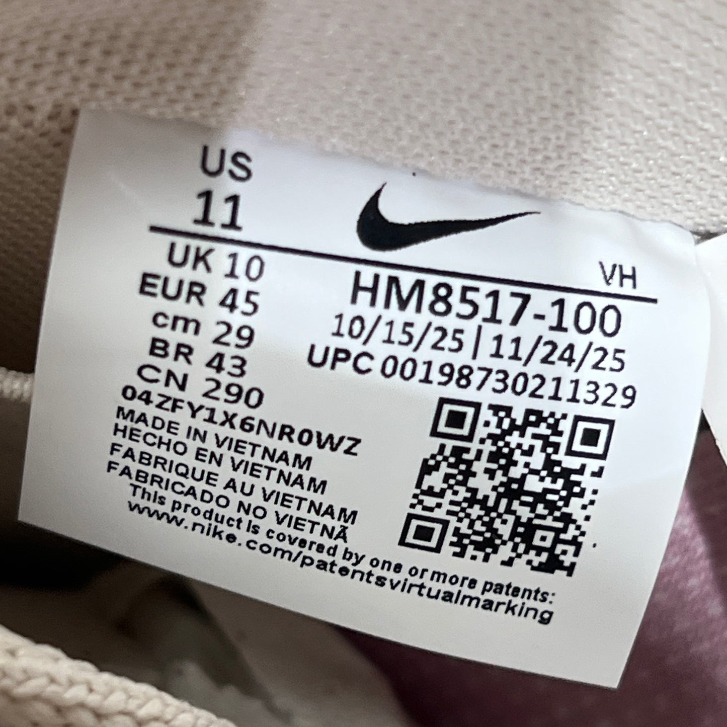 Nike Air Force 1 Low SB Light Orewood Brown Pink (2026) Size 11 NEW s23069