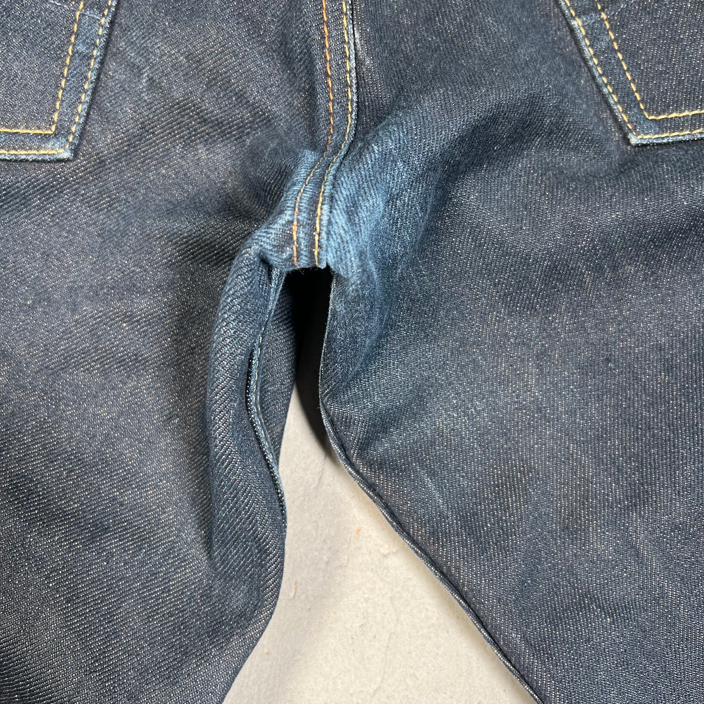 Evisu No.3 Lot Spiral Cut Selvedge Denim Size 40 USED x17690