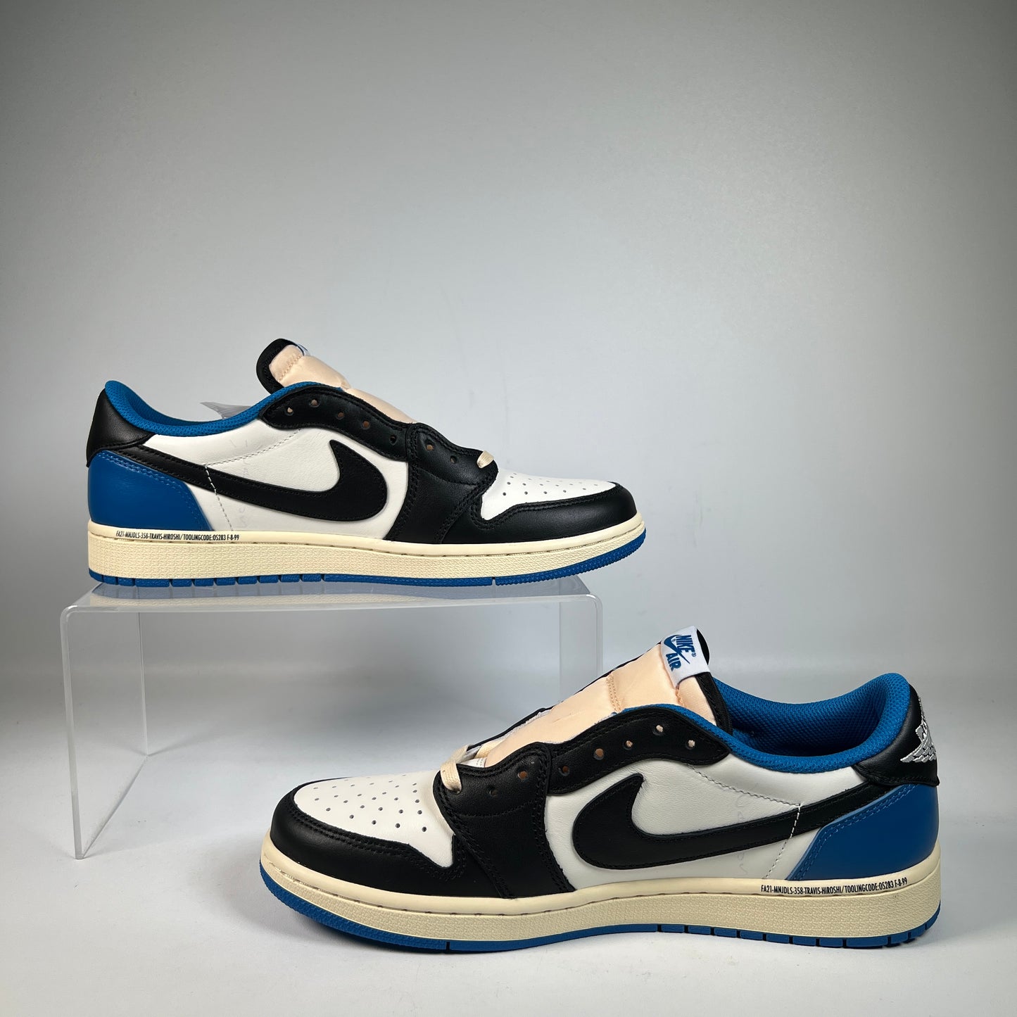 Jordan 1 Low Fragment Travis Scott (2021) Size 9..5 NEW s23097