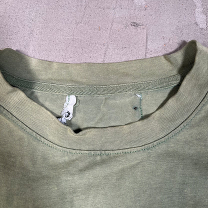 Vale Dreams Patchwork Green Tee Size Medium USED x17749