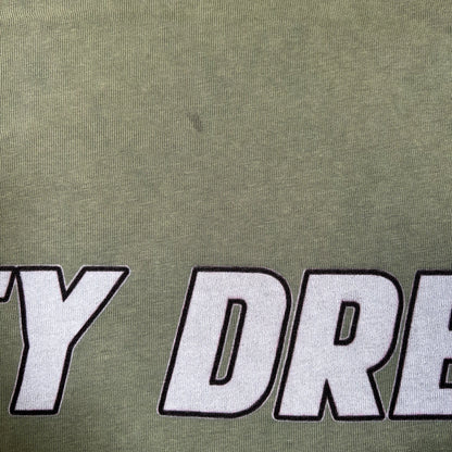 Vale Dreams Patchwork Green Tee Size Medium USED x17749