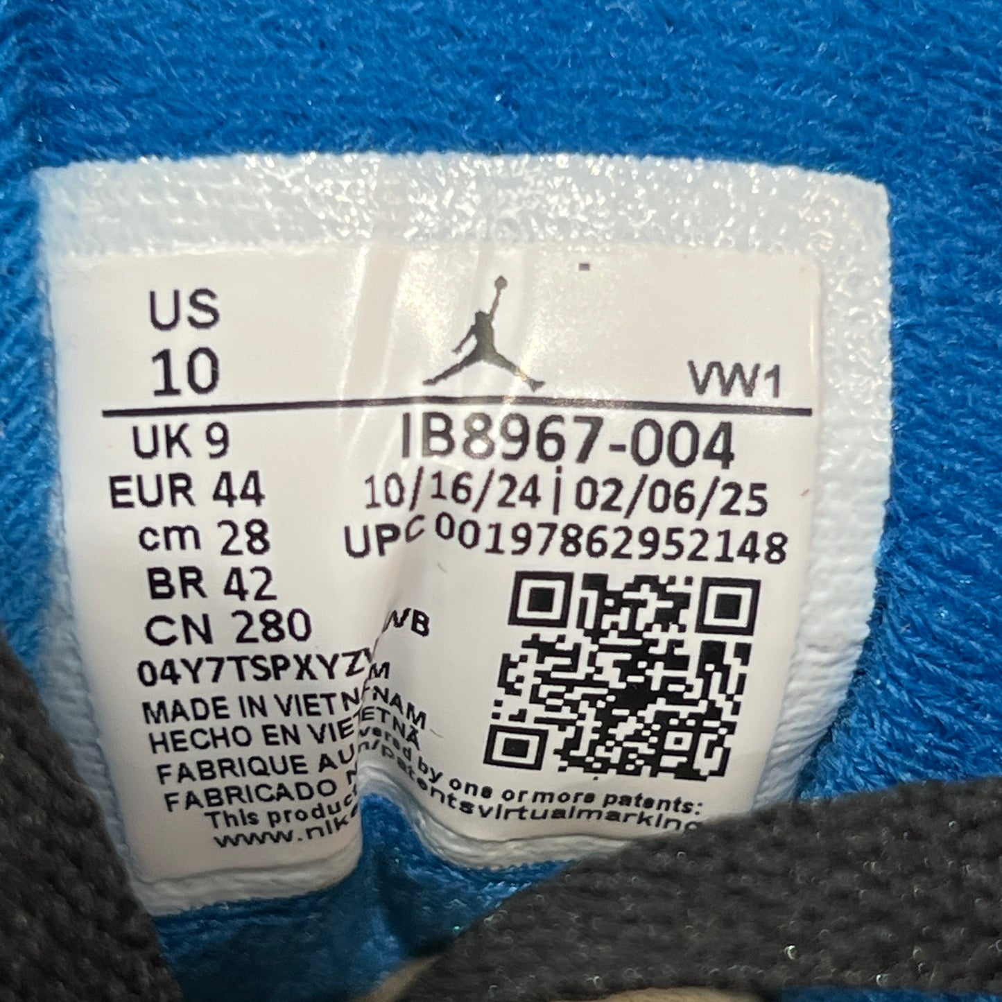Jordan 3 Rare Air (2025) Size 10 NEW s23180