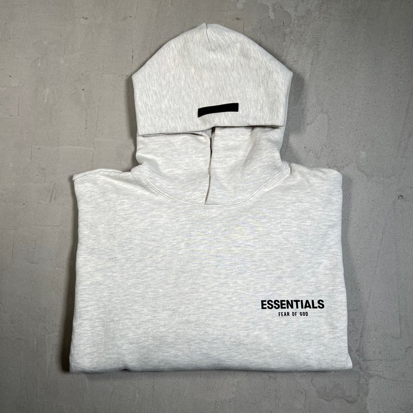 Essentials Fear of God FOG Grey Logo Hoodie Size Medium USED x17747