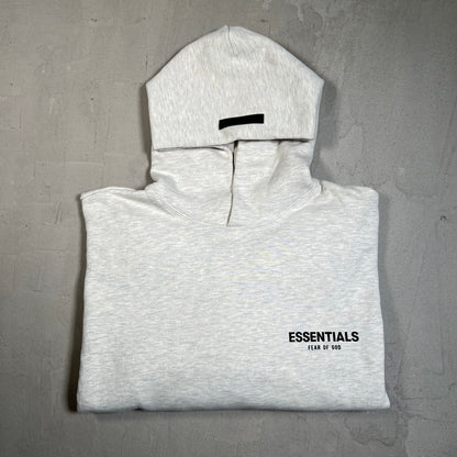 Essentials Fear of God FOG Grey Logo Hoodie Size Medium USED x17747