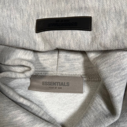 Essentials Fear of God FOG Grey Logo Hoodie Size Medium USED x17747