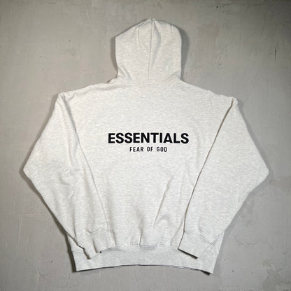 Essentials Fear of God FOG Grey Logo Hoodie Size Medium USED x17747