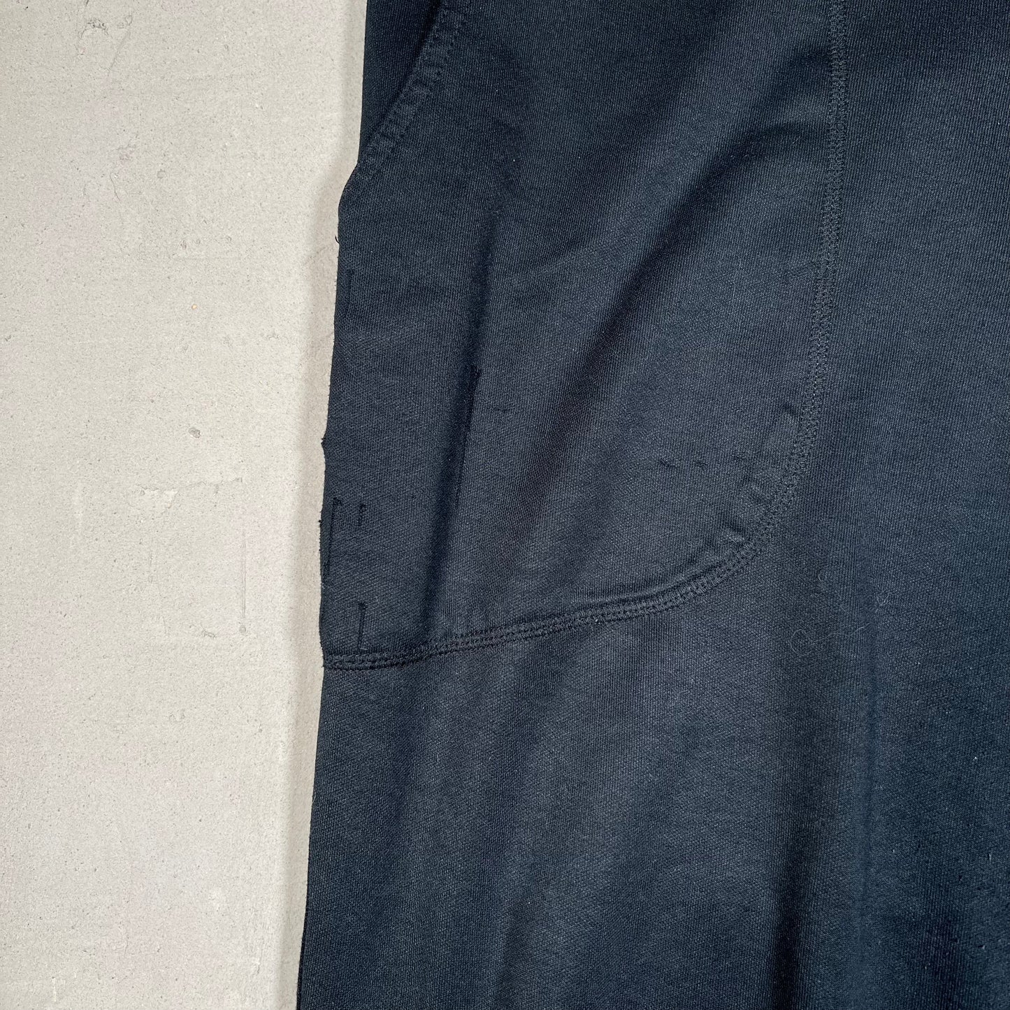 Evisu Big M Back Print Black Sweatpants Size XXL USED x17697