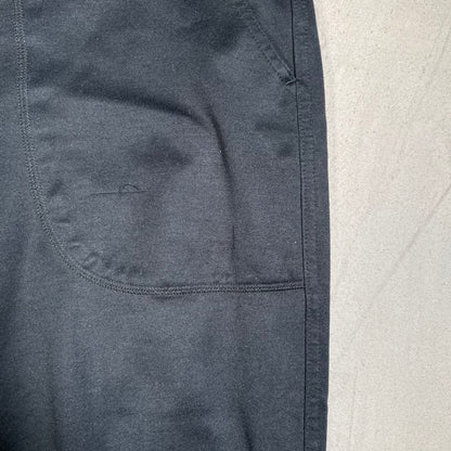 Evisu Big M Back Print Black Sweatpants Size XXL USED x17697